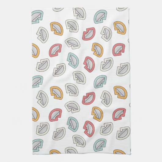 Happy Smile Lips Geschirrtuch (Vertikal)