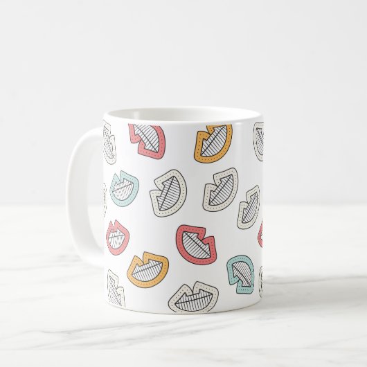Happy Smile Lips Kaffeetasse (Vorderseite Links)