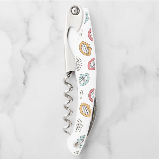 Happy Smile Lips Kellnermesser (Vorderseite)