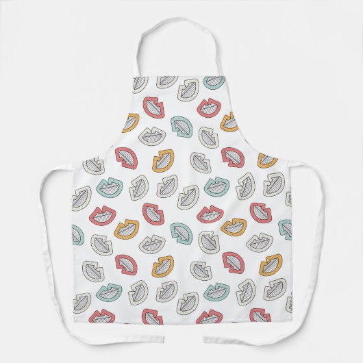 Happy Smile Lips Schürze (Vorderseite)