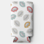 Happy Smile Lips Selters Dosenkühler (Rückseite)