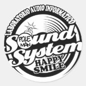 Happy Smile Sticker (Vorderseite)