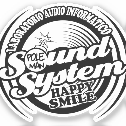 Happy Smile Sticker (Vorderseite)