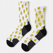 Happy Smileys Pattern Socken (Links)