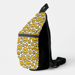 Happy Smiling Gesicht Emoji-Rucksacktasche Crossbody Bag
