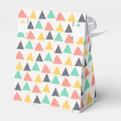 Happy Snail auf Dreiecken Geschenkschachtel (Rückseite)