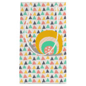 Happy Snail auf Dreiecken Kleine Geschenktüte (Vorderseite)
