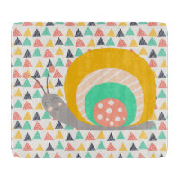 Happy Snail auf Dreiecken