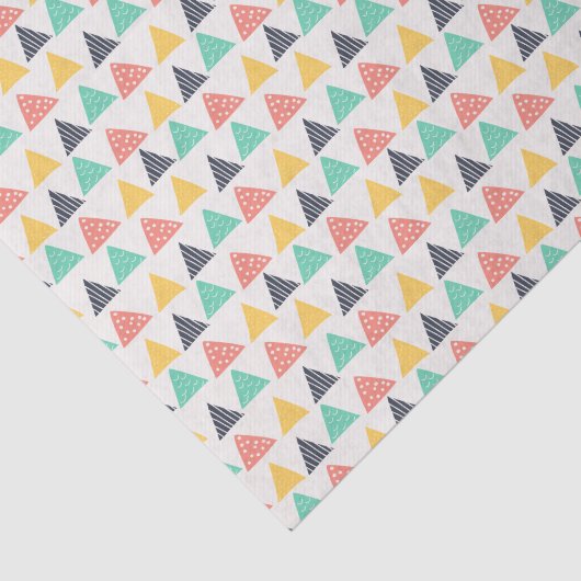 Happy Snail auf Dreiecken Seidenpapier (Ausschnitt)