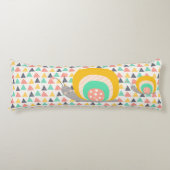 Happy Snail auf Dreiecken Seitenschläferkissen (Vorderseite)