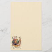 Happy Snail Mail Paper Briefpapier (Vorderseite)