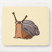 Happy Snail Mouse Pad - Malerei - Ihre Farben Mousepad (Vorne)