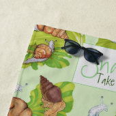 Happy Snails auf dem Salzwasser Lago Maggiore Strandtuch (Beispiel)