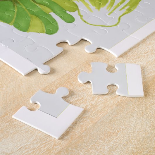 Happy Snails auf Lettuce Leaf Art Puzzle (Seite)