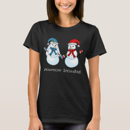Happy Snow Pärchen, Weihnachten T-Shirt
