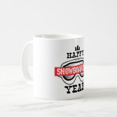 Happy Snowboarding Year Kaffeetasse (Vorderseite Links)