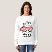 Happy Snowboarding Year! Sweatshirt (Vorne ganz)