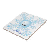 Happy Snowflake Emoticon Thunder_Cove Fliese (Seite)