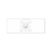 Happy Snowflake Emoticon Thunder_Cove Gummistempel (Stempel)