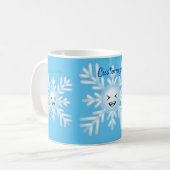 Happy Snowflake Emoticon Thunder_Cove Kaffeetasse (Vorderseite Links)