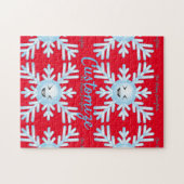 Happy Snowflake Emoticon Thunder_Cove Puzzle (Horizontal)