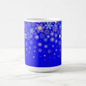 Happy Snowflake Grenze Kaffeetasse (Mittel)