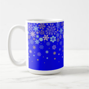 Happy Snowflake Grenze Kaffeetasse