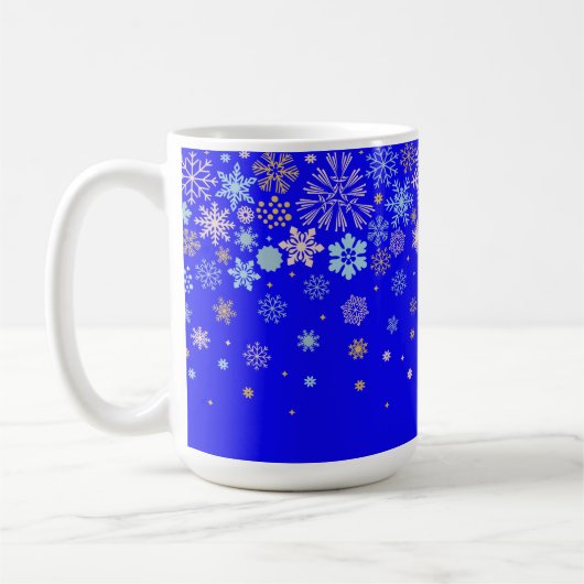 Happy Snowflake Grenze Kaffeetasse (Links)