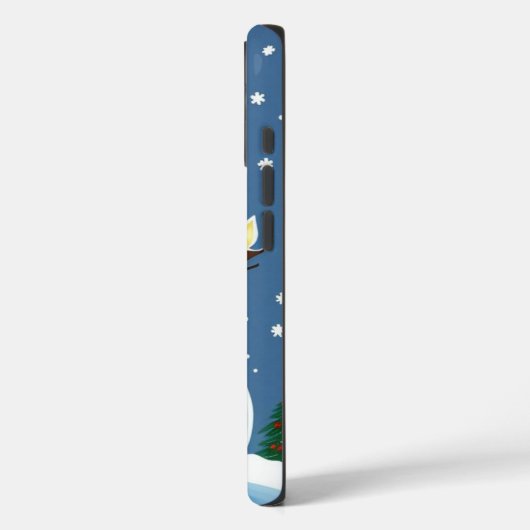 Happy Snowman Case-Mate iPhone Hülle (Rückseite / Links)