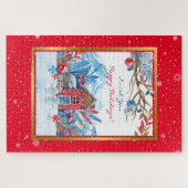 Happy Snowman Customize Puzzle (Horizontal)