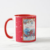 Happy Snowman Customize Tasse (Links)