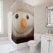 Happy Snowman Duschvorhang (Beispiel)