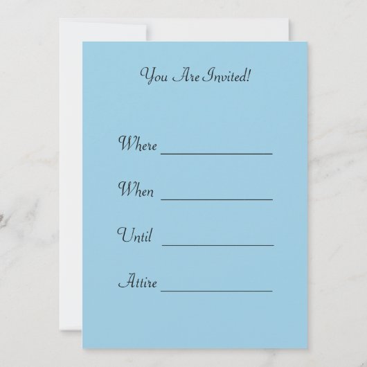 Happy Snowman Einladung (Rückseite)