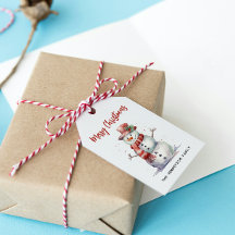 Happy Snowman Frohe Weihnachten Custom Familiennam