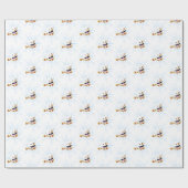 Happy Snowman Geschenkpapier (Flach)