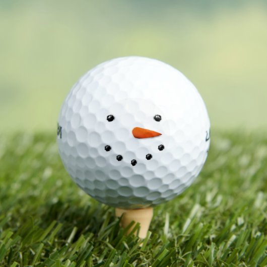Happy Snowman Golfball (Insitu T-Shirt)