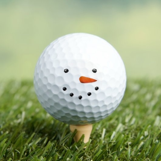Happy Snowman Golfball (Insitu T-Shirt)