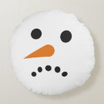 Happy Snowman Holiday Kissen<br><div class="desc">Happy Snowman Holiday Kissen</div>