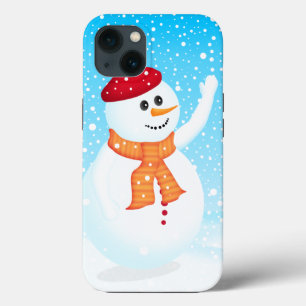 Happy Snowman iPhone 13 Case-Mate Hülle