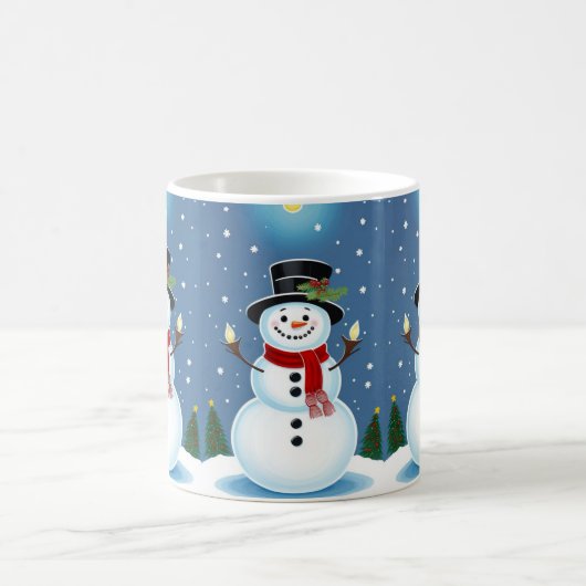 Happy Snowman Kaffeetasse (Mittel)