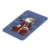 Happy Snowman Magnet (Linke Seite)