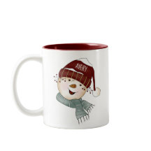 Happy Snowman Personalisiert Name