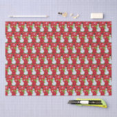 Happy Snowman Seidenpapier (Handwerk)