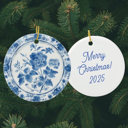 Happy Snowman Snowflakes Blue White Business Postkarte