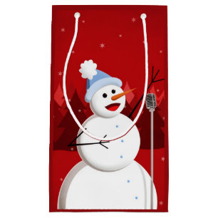 Happy Snowman Snowman Musical Weihnachten Kleine Geschenktüte