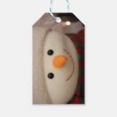 Happy Snowman Tags Geschenkanhänger (Vorderseite)