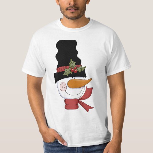 Happy Snowman Tshirts und Geschenke (Vorderseite)