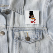 Happy Snowman Tshirts und Geschenke Button (Beispiel)