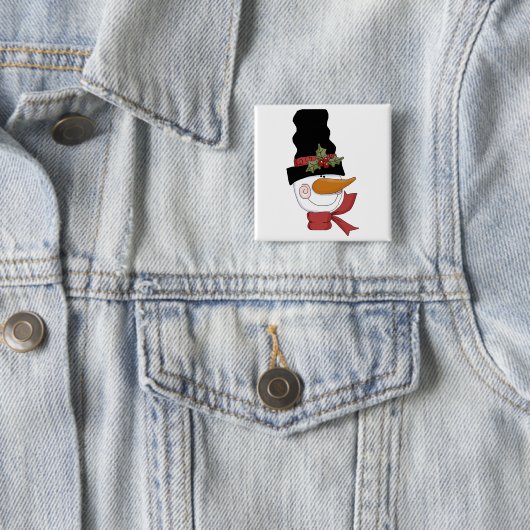 Happy Snowman Tshirts und Geschenke Button (Beispiel)