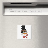 Happy Snowman Tshirts und Geschenke Magnet (In Situ (Geschirrspüler))